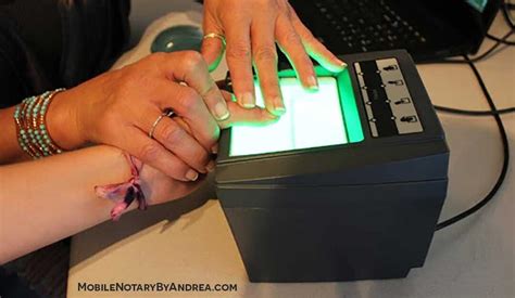 Andrea's Mobile Live Scan Fingerprinting .